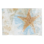 コースタルスターフィッシュシースターデザイン 枕カバー (正面)