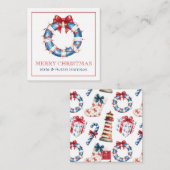 コースタルス航海のクリスボーライトリース ノートカード (正面/裏面)