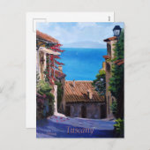 コースタルタスカニー通りビュー シーズンポストカード (正面/裏面)