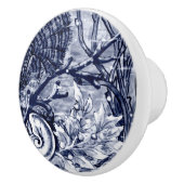 コースタルダークブルーシーライフシェルコーラル海 セラミックノブ (右)