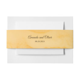 コースタルチックゴールデンサンドターコイズウォーター結婚ズ 招待状ベリーバンド