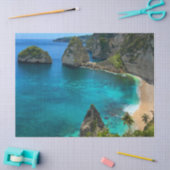 コースタルトロピカルアイランドパラダイスビーチ 薄葉紙 (クラフト)