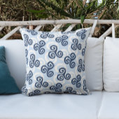 コースタルナウティカブルースセルティックトリスケレシンボル クッション