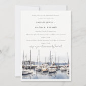 コースタルハーバーボーツシースケープリハーサルディナー 招待状 (正面)