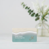 コースタルバケーションスターフィッシュオンビーチアクアウォーター 名刺 (スタンド正面)