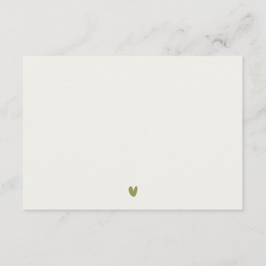 コースタルバリビーチパームツリーウェディングレセプション エンクロージャーカード (裏面)