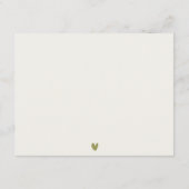 コースタルバリビーチパームツリー結婚ズ詳細 エンクロージャーカード (裏面)