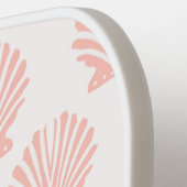 コースタルパステルシーシェル ピックルボールラケット (左詳細)