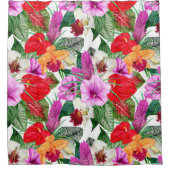 コースタルパラダイス開花 シャワーカーテン (正面)