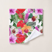 コースタルパラダイス開花 バスタオルセット (ウォッシュタオル)