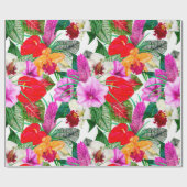 コースタルパラダイス開花 ラッピングペーパー (フラット)