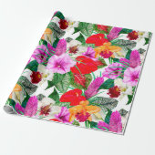コースタルパラダイス開花 ラッピングペーパー (アンロールド)