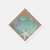 コースタルパンプキン紙カクテルナプキン スタンダードカクテルナプキン (角)