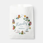 コースタルビレッジブルーボーイベビー航海のシャワー フェイバーバッグ (正面)