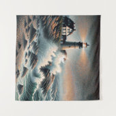 コースタルビーコンアットトワイライト タペストリー (正面(横))