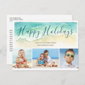 コースタルビーチハッピーホリデーズ3 – フォト ポストカード (正面/裏面)