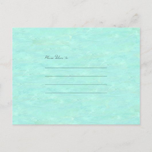 コースタルファミリーフォトコラージクリスマスポストカード シーズンポストカード (裏面)