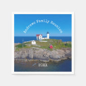 コースタルファミリー懇親会サマーメインヌブルライト スタンダードカクテルナプキン (正面)