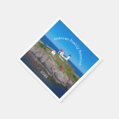 コースタルファミリー懇親会サマーメインヌブルライト スタンダードカクテルナプキン (角)