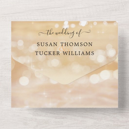 コースタルフォトオールインワン結婚式招待状 オールインワン招待状 (裏面)