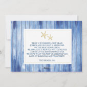 コースタルフォトホリデーのグリーティングカード シーズンカード (裏面)