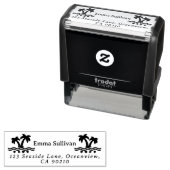 コースタルブリーズネーム&差出人住所 セルフインキングスタンプ (インサイチュ)