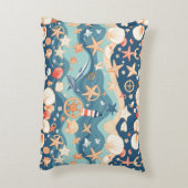 コースタルブリーズ装飾用クッションリラックス-スタイル アクセントクッション (裏面(縦))