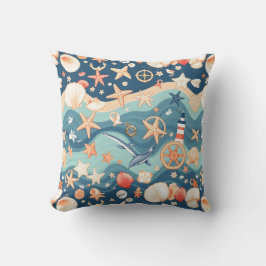 コースタルブリーズ装飾用クッション – シーサイドスタイル クッション