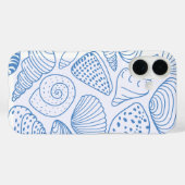 コースタルブリーズ – ライトブルービーチシェルiPhone 16 Case-Mate iPhoneケース (裏面 (横))