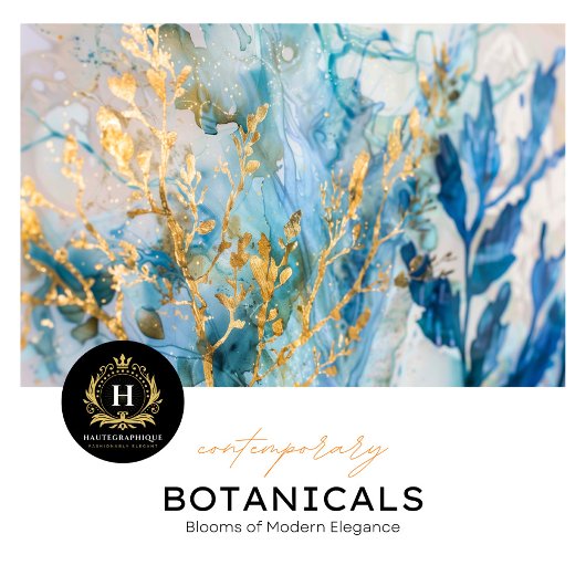 コースタルブルーと金ゴールドティッシュペーパー 薄葉紙