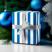 コースタルブルーウォーターカラーシーシェル&熟したパターン ラッピングペーパーシート