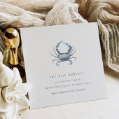 コースタルブルーカニ住所の変更の移動 案内状