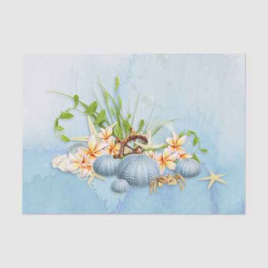 コースタルブルーシーウルチンフローラ 薄葉紙 (正面)