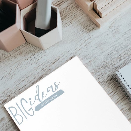 コースタルブルービッグアイディア ノートパッド