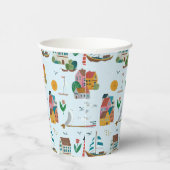 コースタルブルーベビーシャワーパーティー 紙コップ (右)