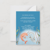 コースタルブルーホエールホームモーニングアナウンス ノートカード (裏面)