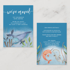 コースタルブルーホエールホームモーニングアナウンス ノートカード