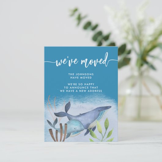 コースタルブルーホエー航海のル新しい住所の移動 案内状 (スタンド正面)