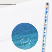 コースタルブルー海 ラウンドシール