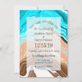 コースタルブルー結婚ズ 招待状 (正面)