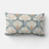 コースタルブルー装飾用クッション ランバークッション (裏面)