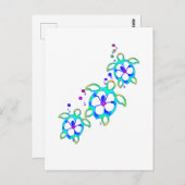 コースタルホヌハワイアンウミガメ ポストカード (正面/裏面)