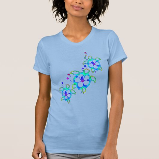 コースタルホヌハワイアンウミガメ Tシャツ (正面)