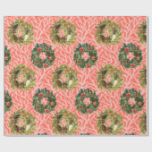 コースタルホリデートロピカルアイランドリース ラッピングペーパー (フラット)