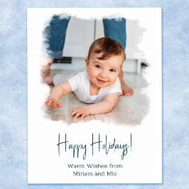 コースタルホリデーフォトポストカードホワイトウォーター色 ポストカード