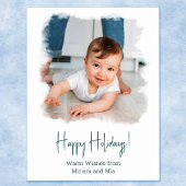 コースタルホリデーフォトポストカードホワイトウォーター色 ポストカード