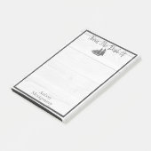 コースタルホワイトウッド&グレイ航海の帆船 ポストイット (アングル)