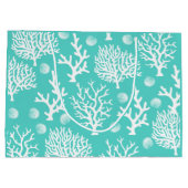 コースタルホワイトシーサンゴ&シーシェルズ ラージペーパーバッグ (裏面)