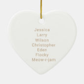 コースタルホームブルーウォーターカラータコカスタムクリスマス セラミックオーナメント (裏面)