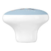 コースタルホームブルーウォーターカラータコ名前をカスタムする セラミックノブ (側面)